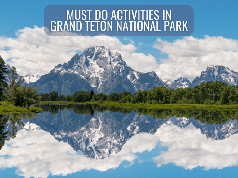 Grand Teton reflected in a lake